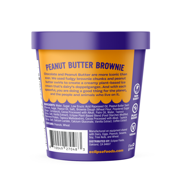 Peanut Butter Brownie | Plant-Based