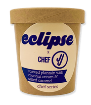 Chef JJ x Eclipse: Roasted Plantain Coconut Cream & Salted Caramel - Eclipse Foods